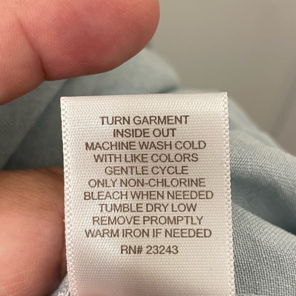 Eva Mendes Light Denim Midi Dress Small - Picture 11 of 12